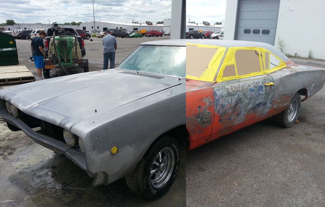 Automotive dustless blasting project 3