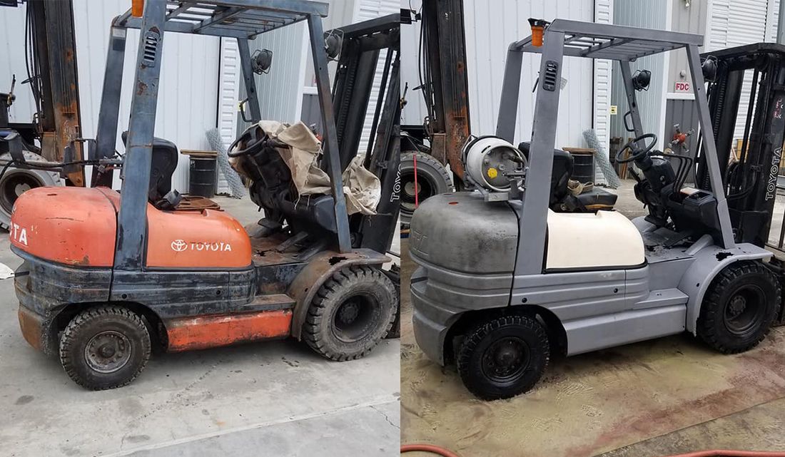 Industrial dustless blasting project 3