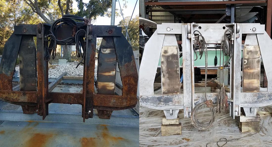 Industrial dustless blasting project 4
