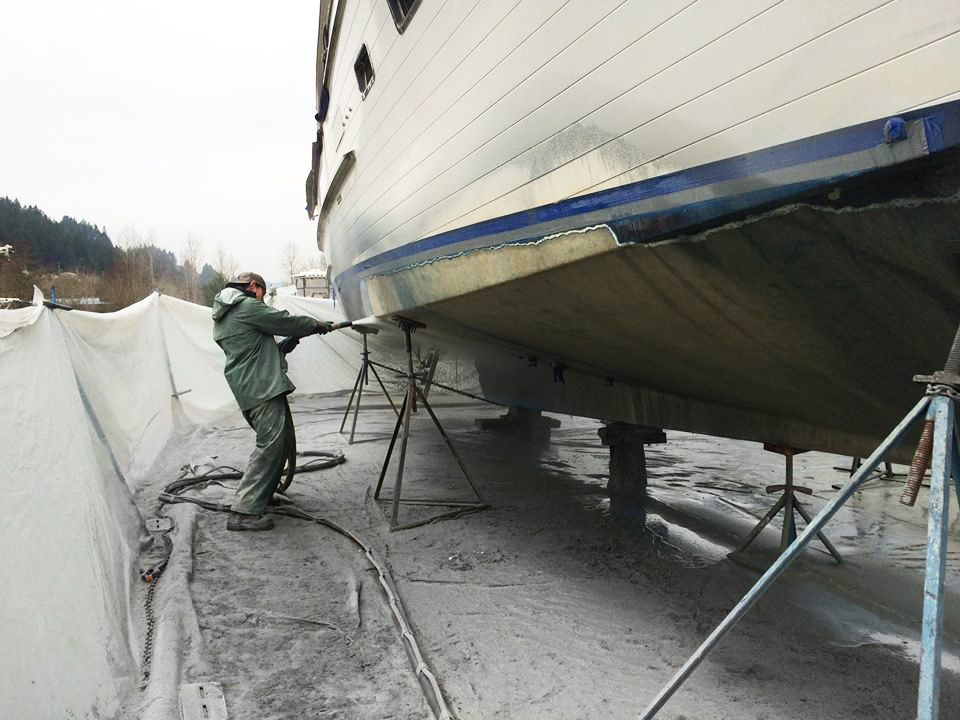 Marine dustless blasting project 1