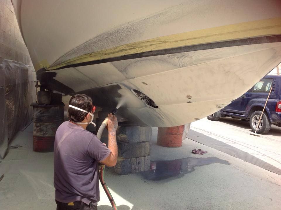 Marine dustless blasting project 5