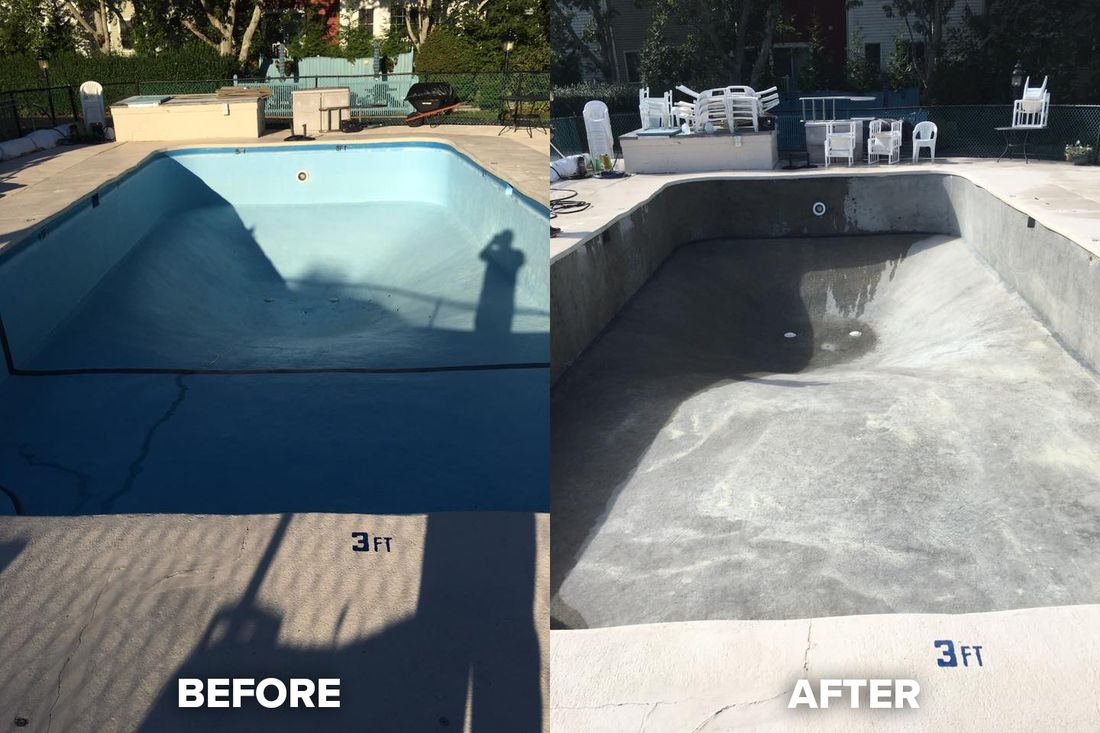 Residential dustless blasting project 1